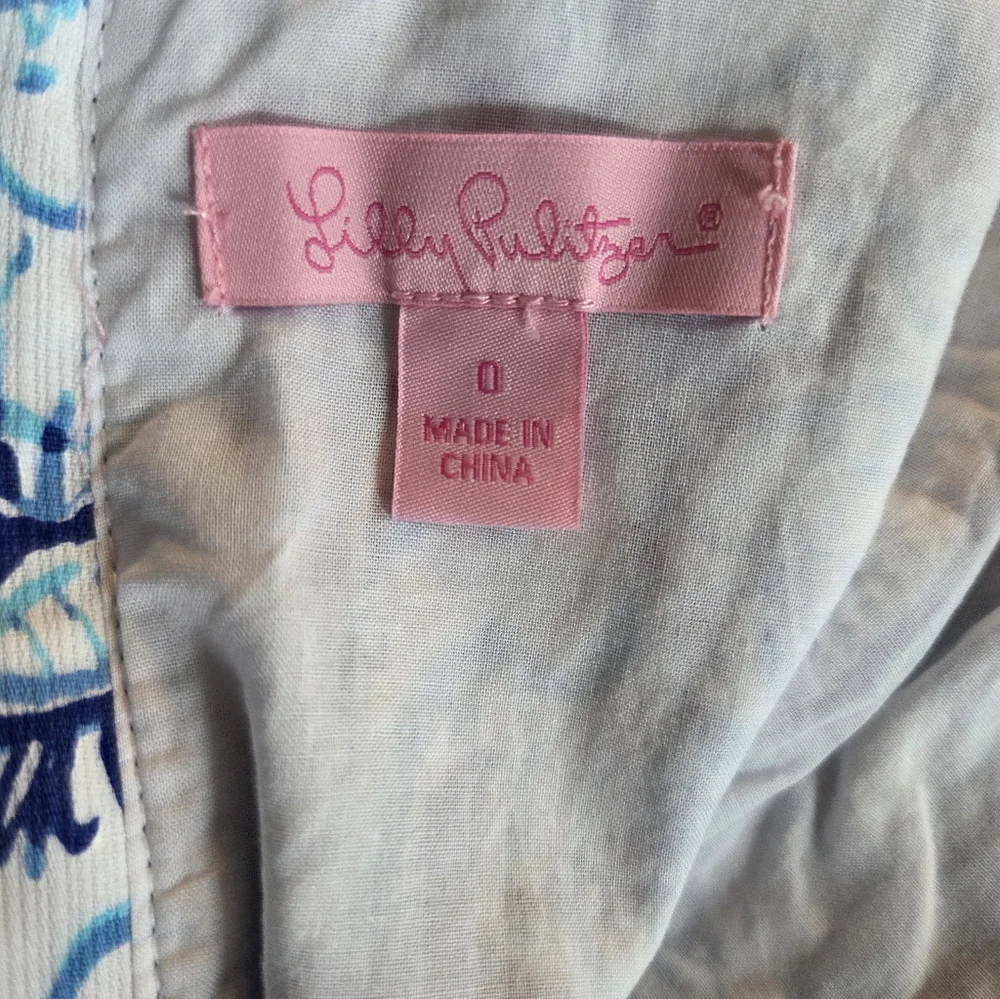 Lilly Pulitzer Cathy Shift Dress In Blue Elephant Print Size 0 - Picture 7 of 7